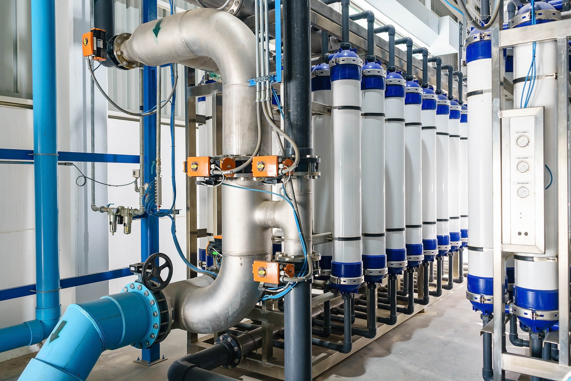 Compact ultrafiltration unit for water purification